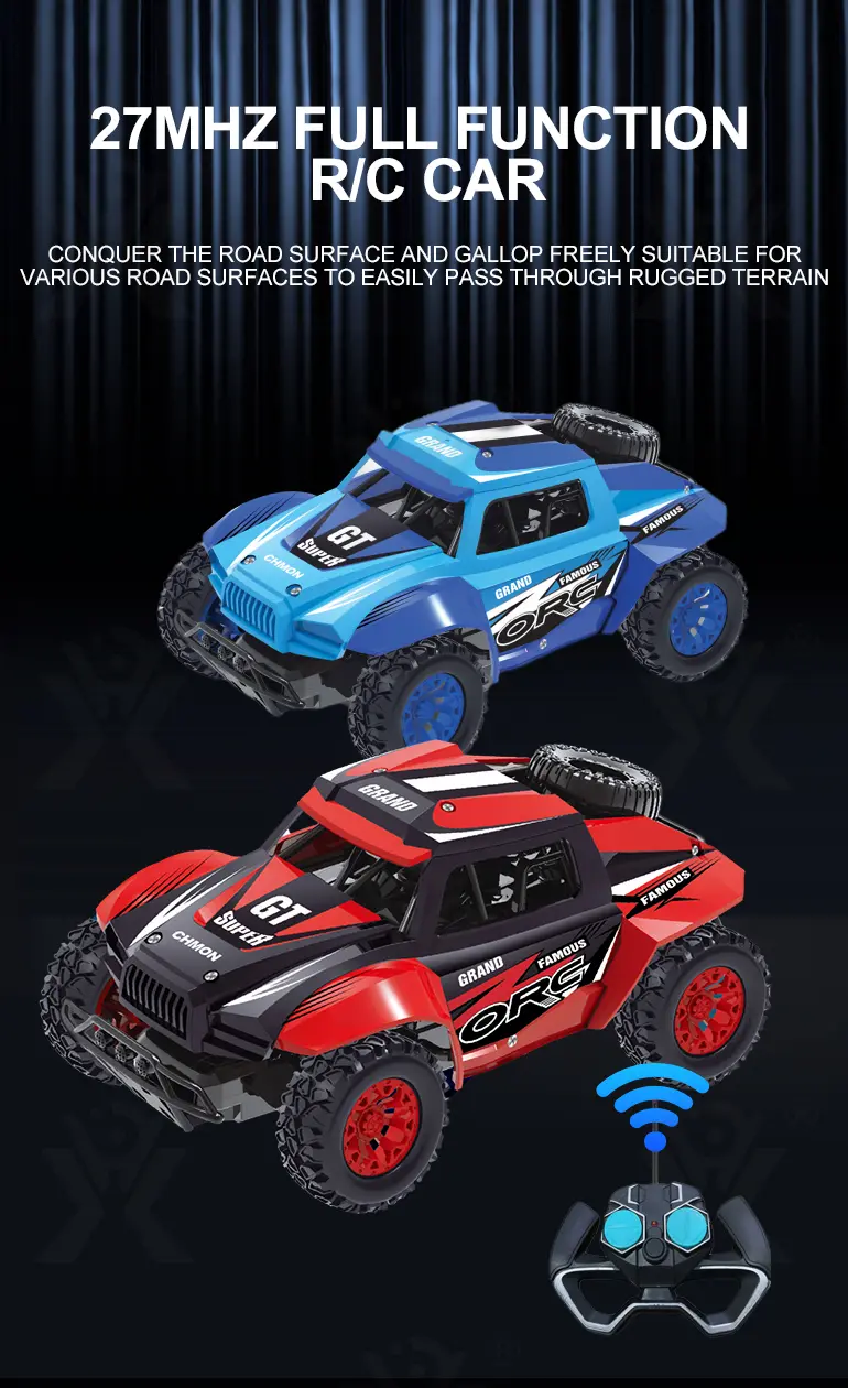 All-Terrain Four-Way RC Car Toy Supplier (TB-4070757) — illustrated product details, panel 1
