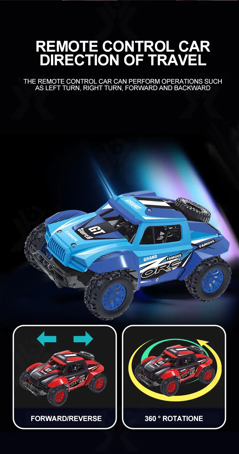 All-Terrain Four-Way RC Car Toy Supplier (TB-4070757) — illustrated product details, panel 4