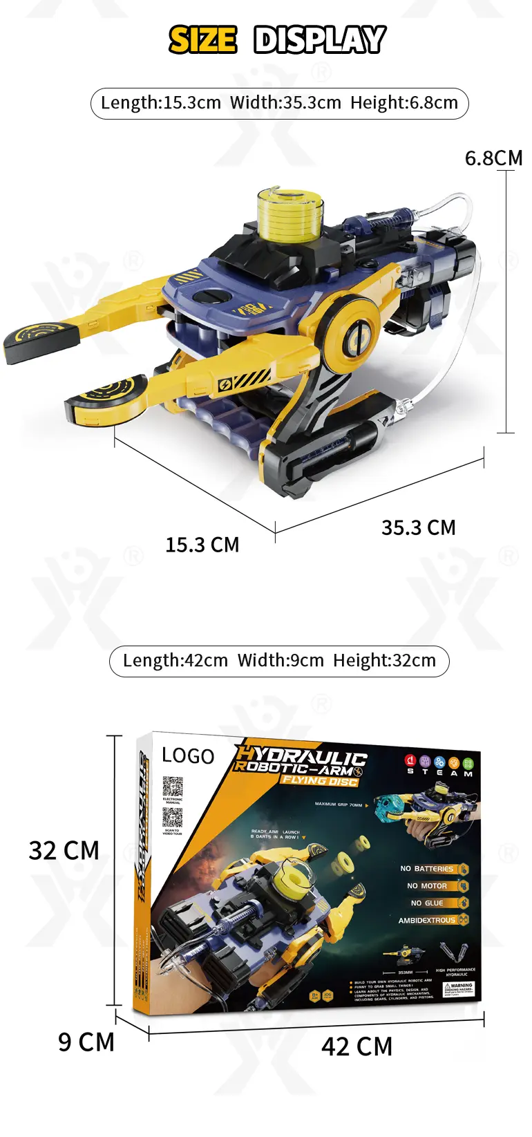 Hydraulic Manipulator Toy (TB-4488721) — illustrated product details, panel 8