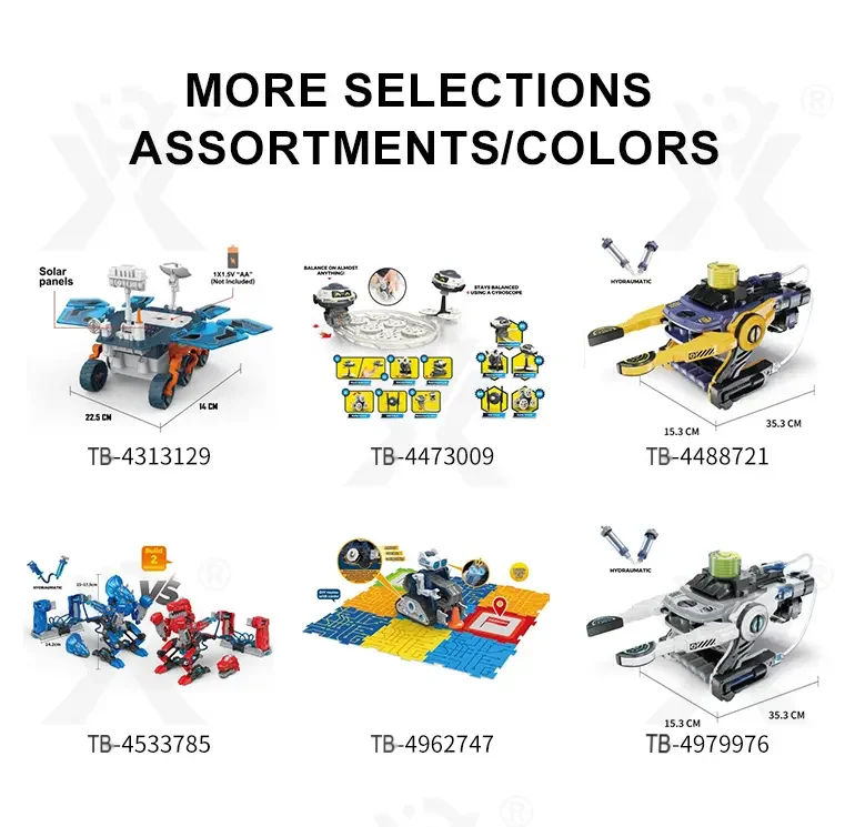 Mechanical Robot Toy with Programming Learning (TB-4962747) — illustrated product details, panel 10