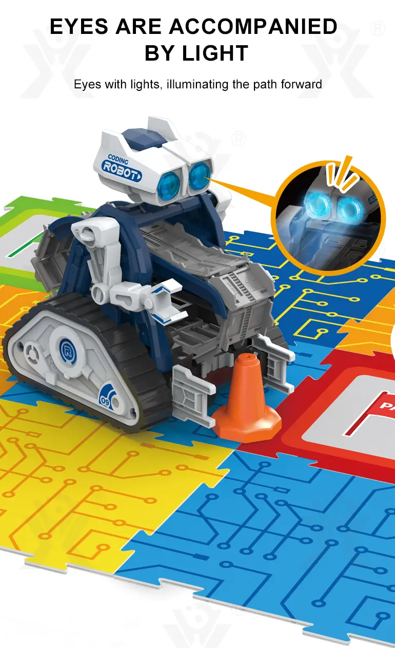Mechanical Robot Toy with Programming Learning (TB-4962747) — illustrated product details, panel 8
