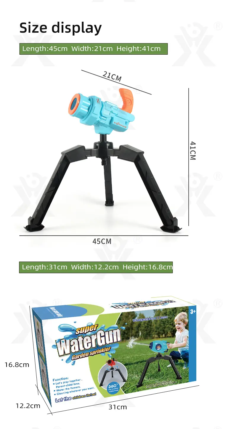 Sprinkler Water Gun Toy For Kids Outdoor Playing (TB-4226887) — illustrated product details, panel 10