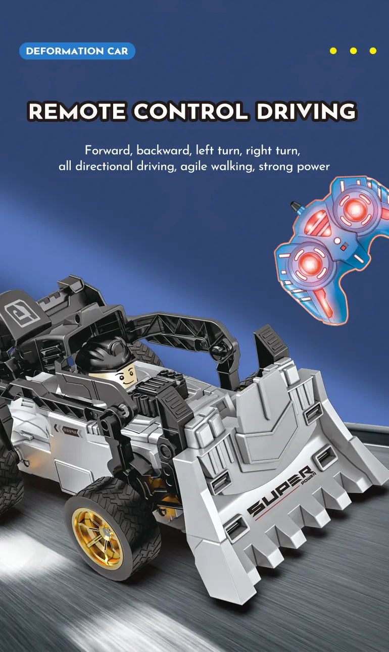 RC Deformation Car Toy, Racing and Engineering (TB-4077413) — illustrated product details, panel 2