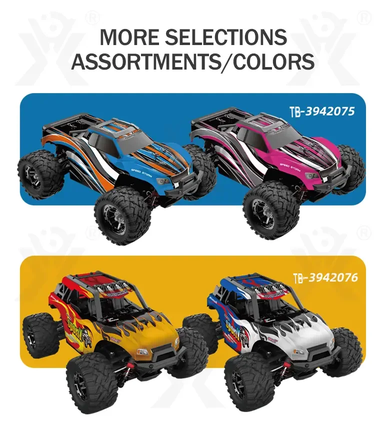 1/18 RC Monster Truck Toy, Shock Absorption System (TB-3942075) — illustrated product details, panel 9