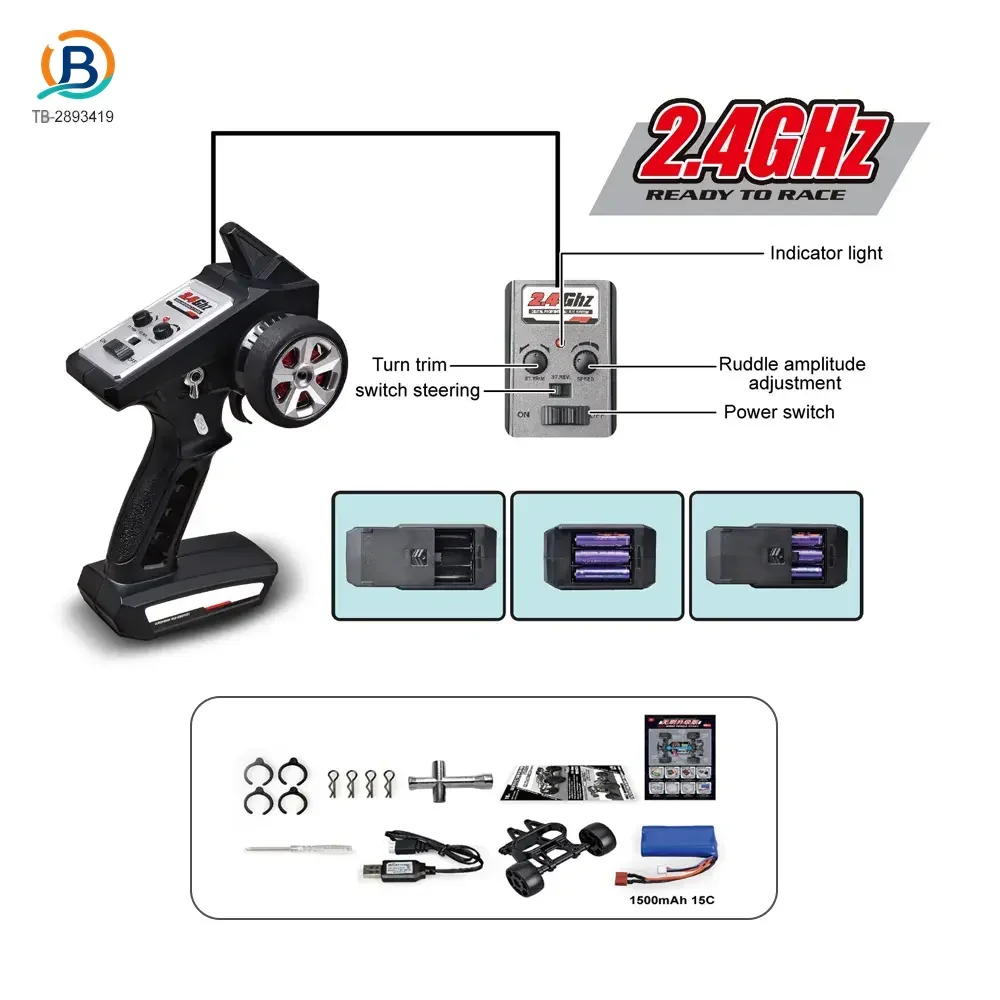 RC Off-Road Stunt Car Toy With Brushless Motor (TB-2893419) — product photograph 5