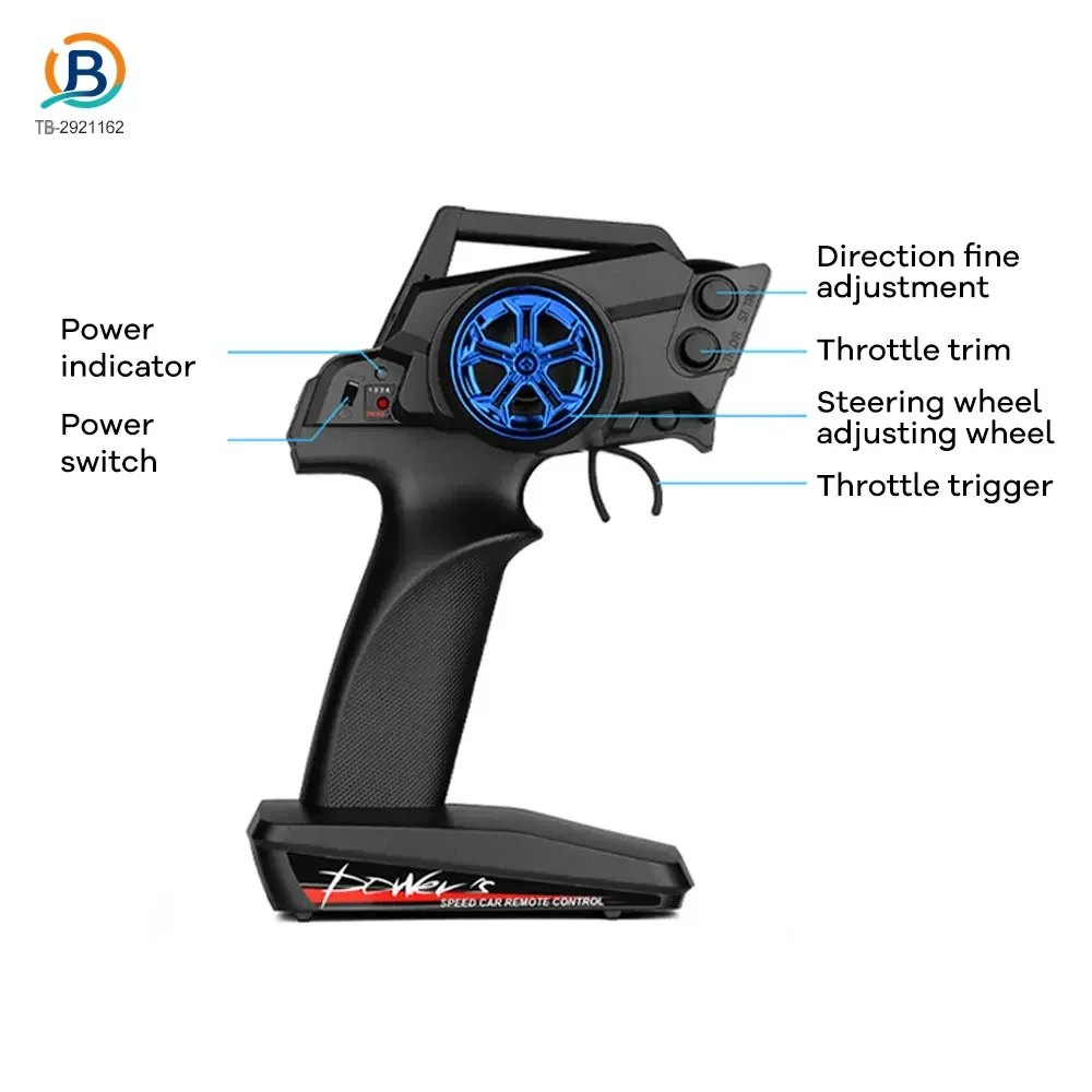 3650 Brushless RC Sports Car Toy, 4WD, 60KM/H (TB-2921162) — product photograph 4