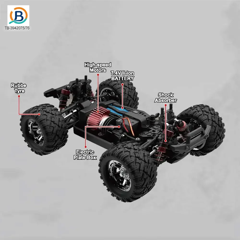 1/18 RC Monster Truck Toy, Shock Absorption System (TB-3942075) — product photograph 4