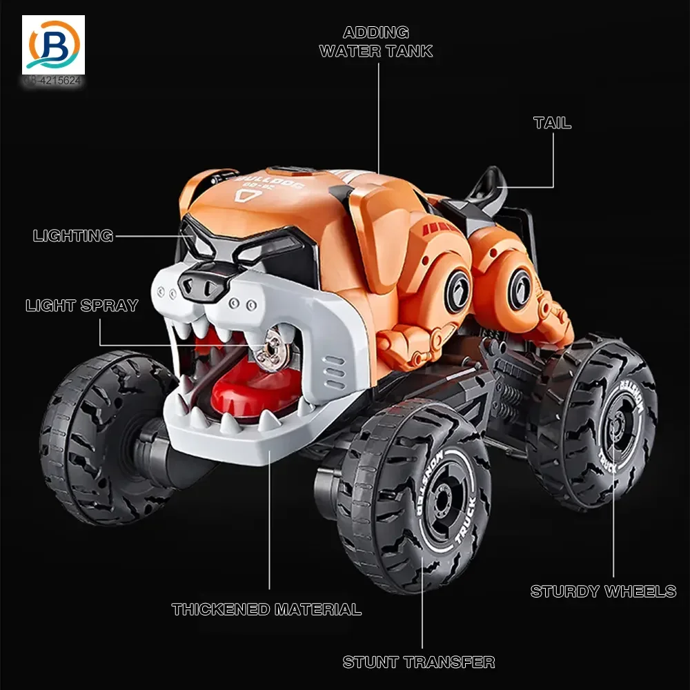 RC Stunt Car Toy With Fierce Dog Shape (TB-4215624) — product photograph 3
