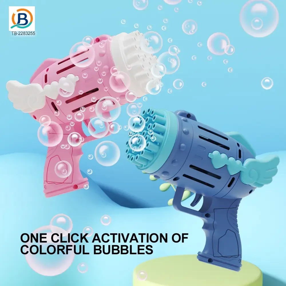 Bubble Blower Gun, Dual Battery Drive -Fun Summer Toy Supply (TB-2283255) — product photograph 3