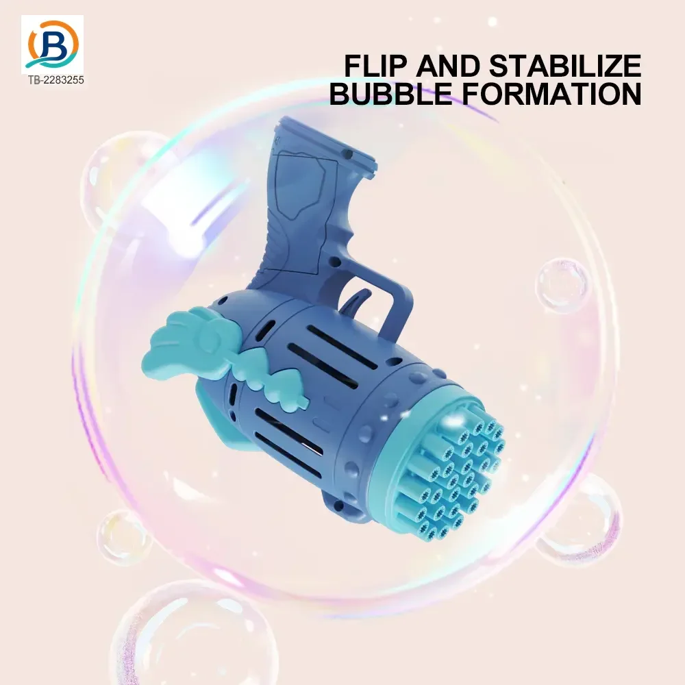 Bubble Blower Gun, Dual Battery Drive -Fun Summer Toy Supply (TB-2283255) — product photograph 5