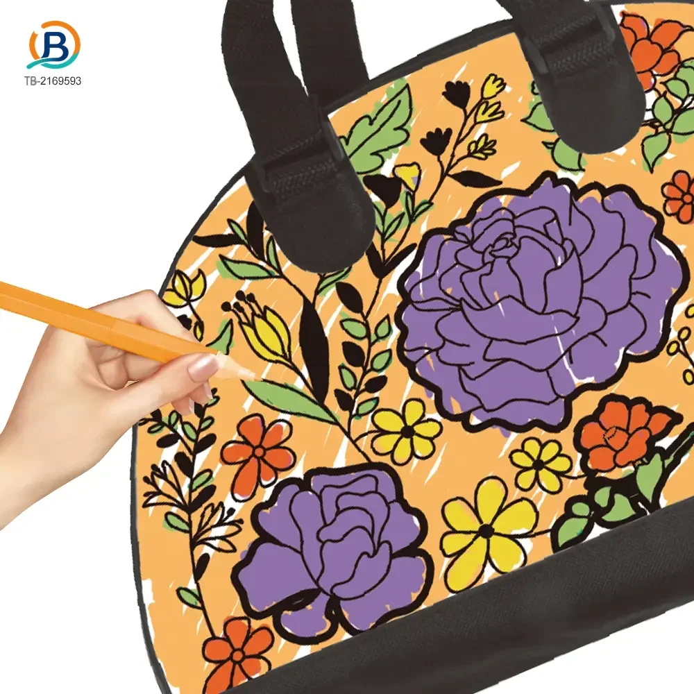 DIY Graffiti Coloring Handbag (TB-2169593) — product photograph 3