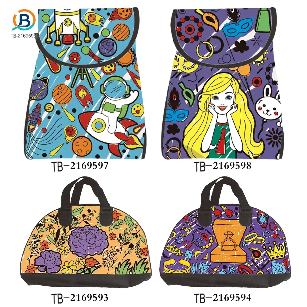 DIY Graffiti Coloring Handbag (TB-2169593) — product photograph 6