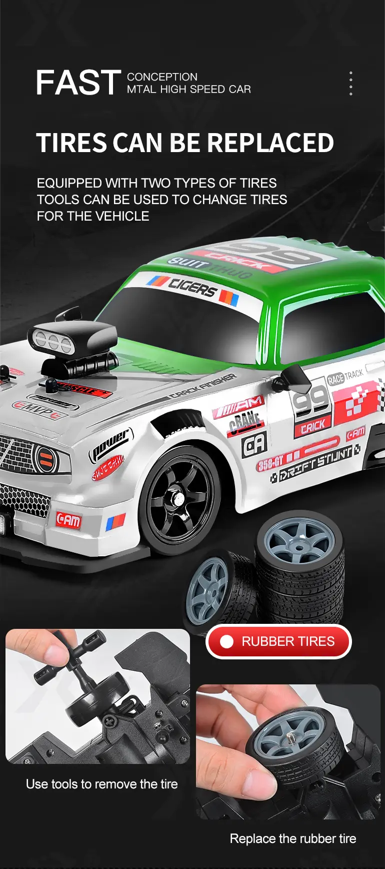1:16 RC 4WD Drift Car (TB-2296142) — illustrated product details, panel 5