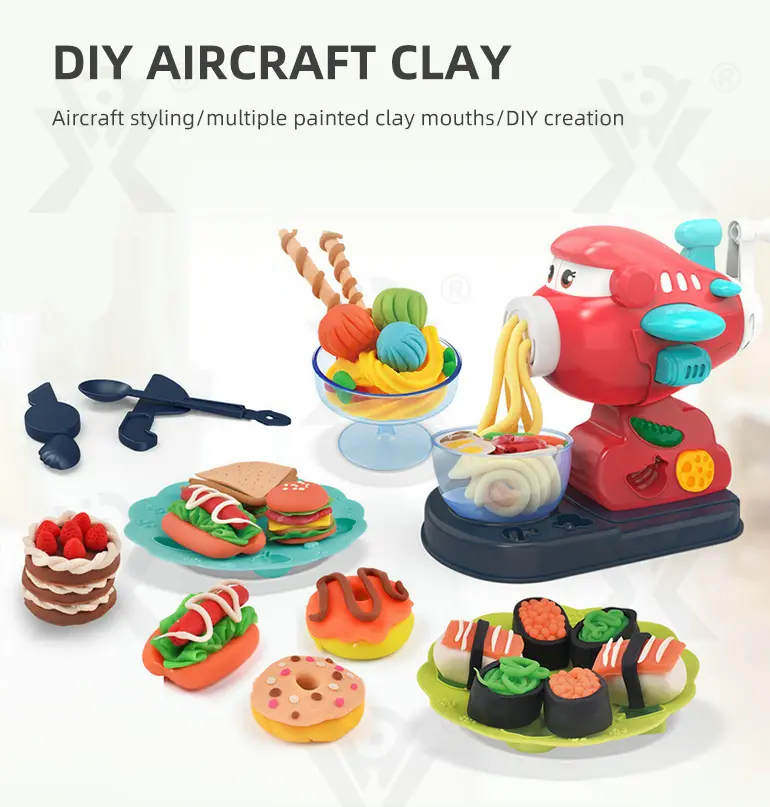 Modeling Clay Machine Toy (TB-4055543) — illustrated product details, panel 1