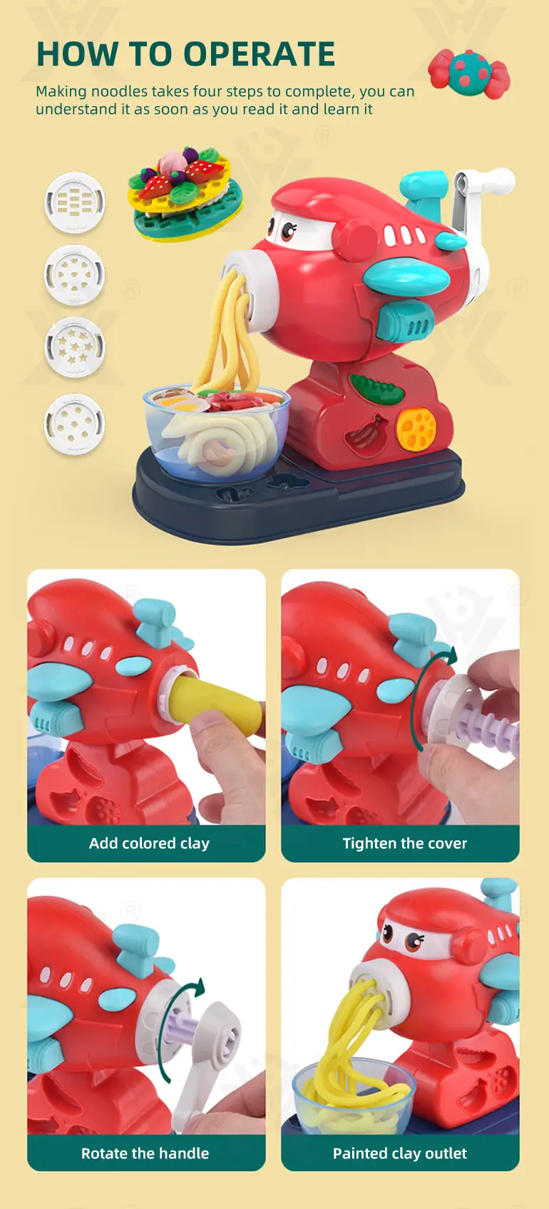 Modeling Clay Machine Toy (TB-4055543) — illustrated product details, panel 3