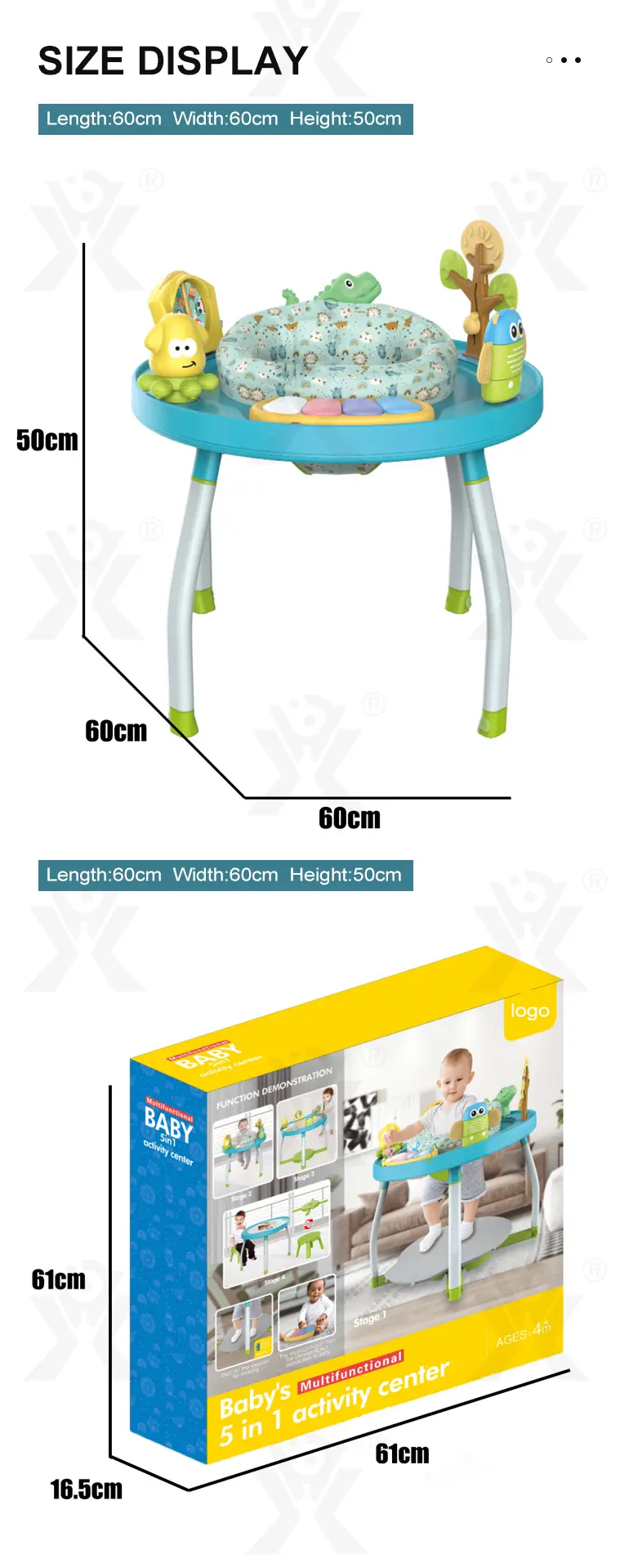 5-in-1 Baby Activity Center (TB-4287546) — illustrated product details, panel 5