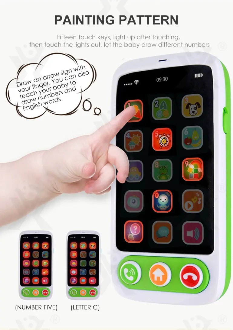 Baby Cell Phone Toy (TB-2923796) — illustrated product details, panel 5