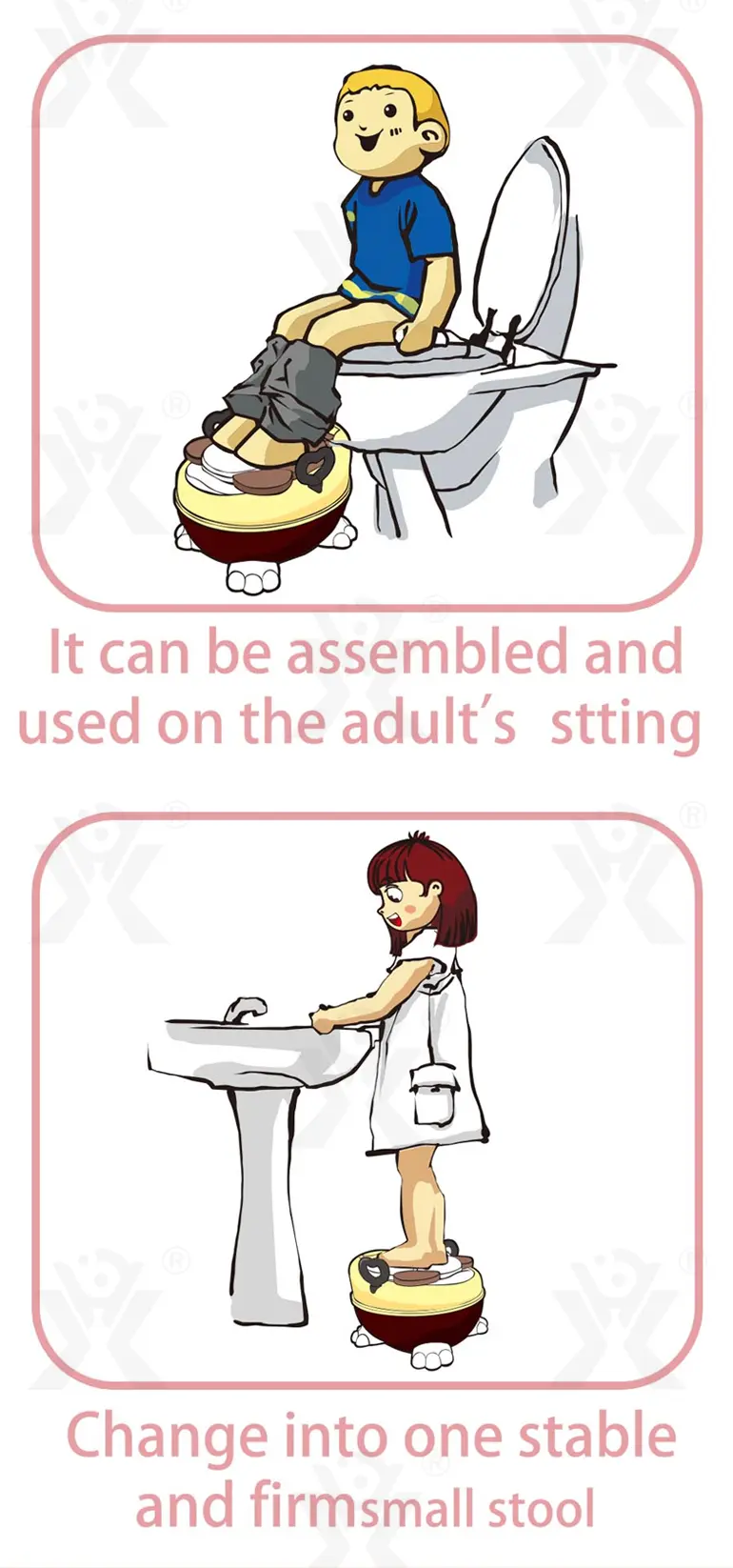 Toy Land Multipurpose Music Toilet Seat (TB-2195329) — illustrated product details, panel 3