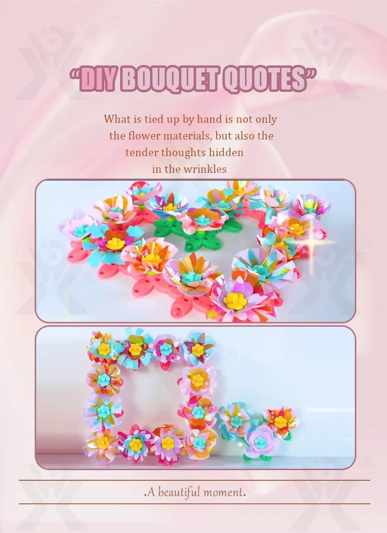 Creative Fabric Flower Bouquets Toy (TB-4940276) — illustrated product details, panel 2
