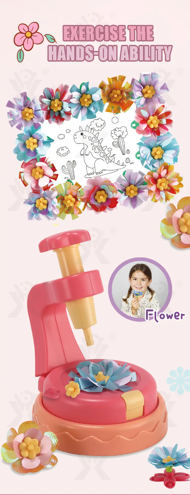 Creative Fabric Flower Bouquets Toy (TB-4940276) — illustrated product details, panel 4