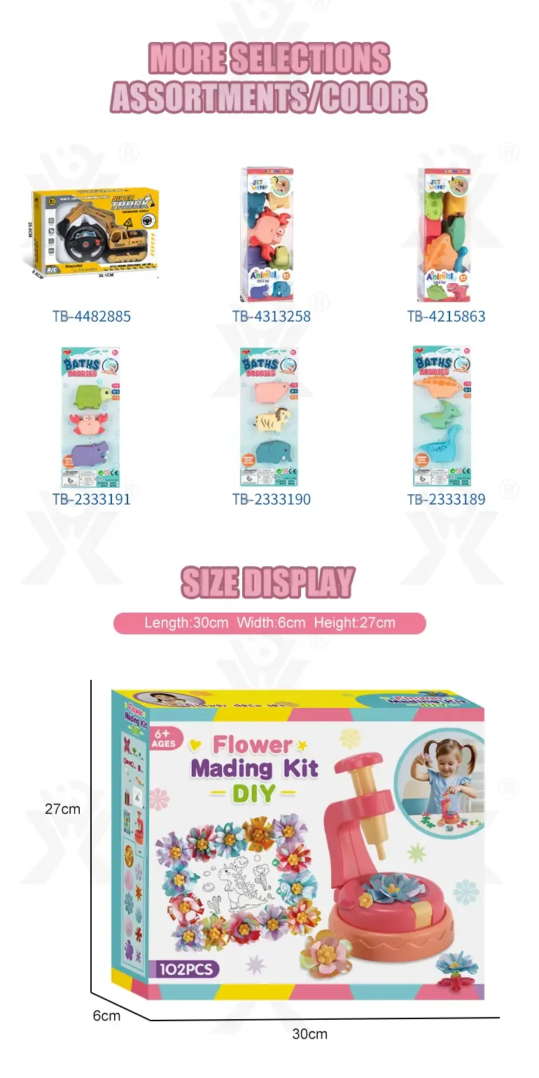 Creative Fabric Flower Bouquets Toy (TB-4940276) — illustrated product details, panel 6