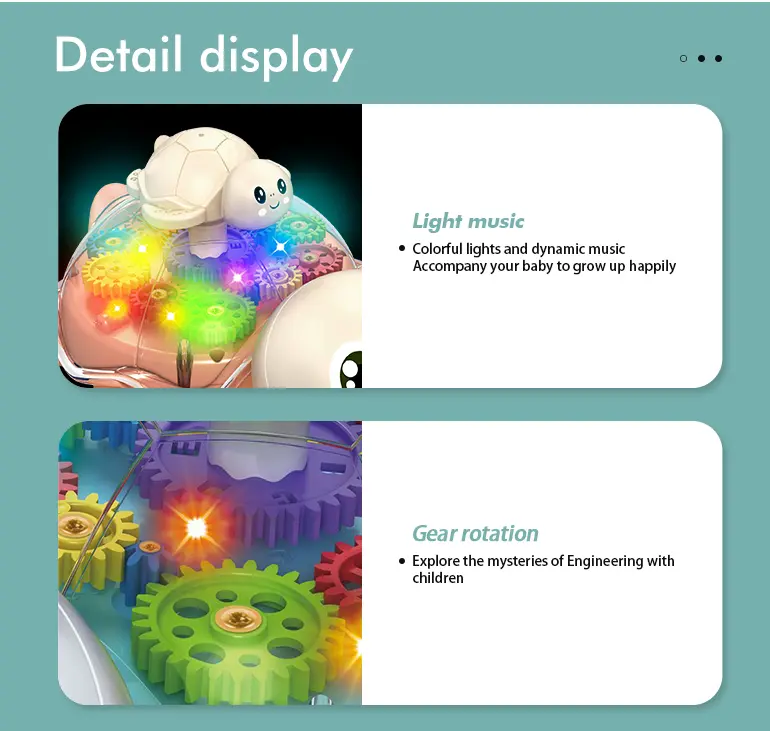Electric Gear Turtle Toy (TB-2248495) — illustrated product details, panel 2