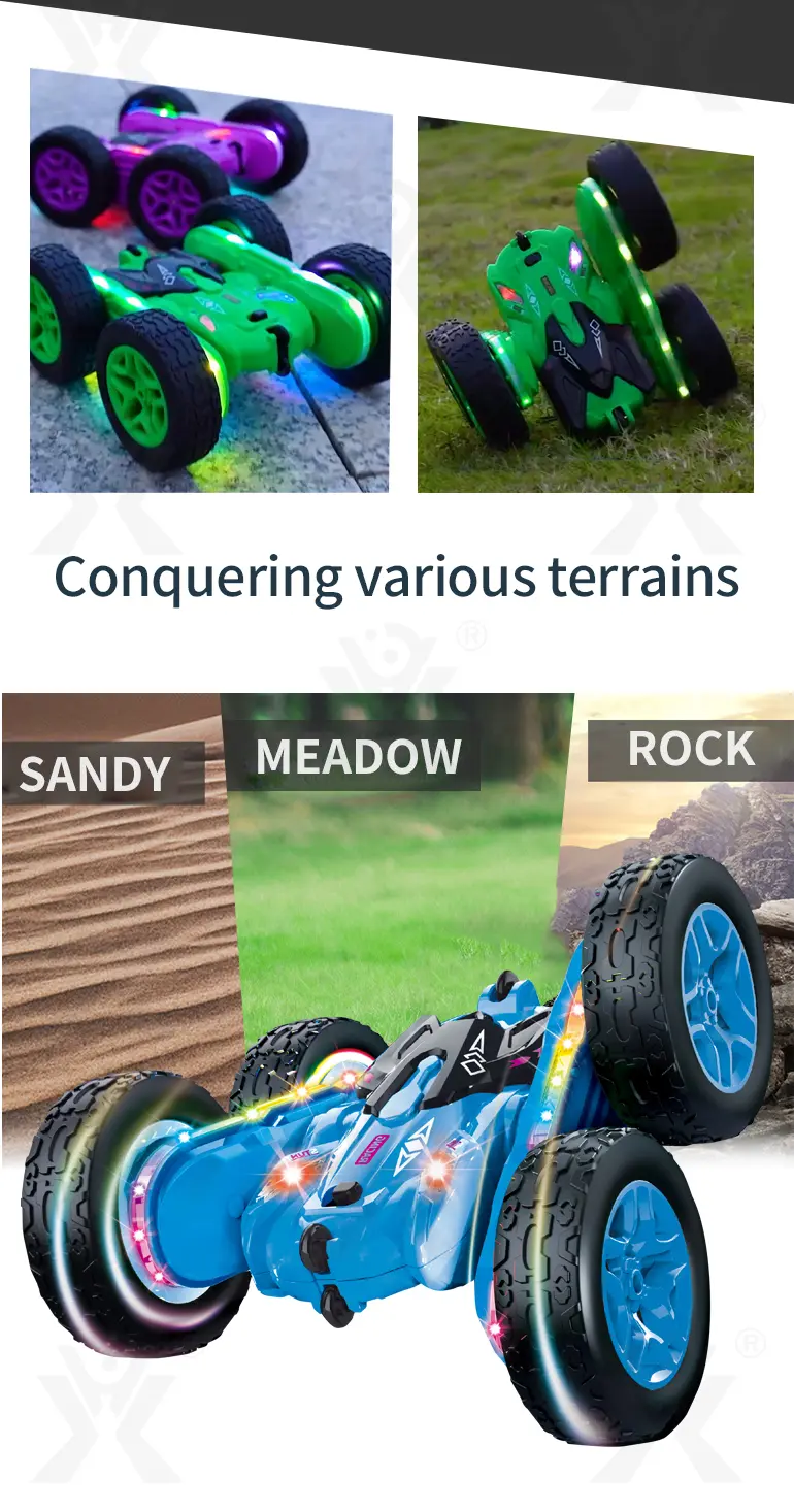 RC Double-Sided Stunt Car Toys (TB-4149252) — illustrated product details, panel 3