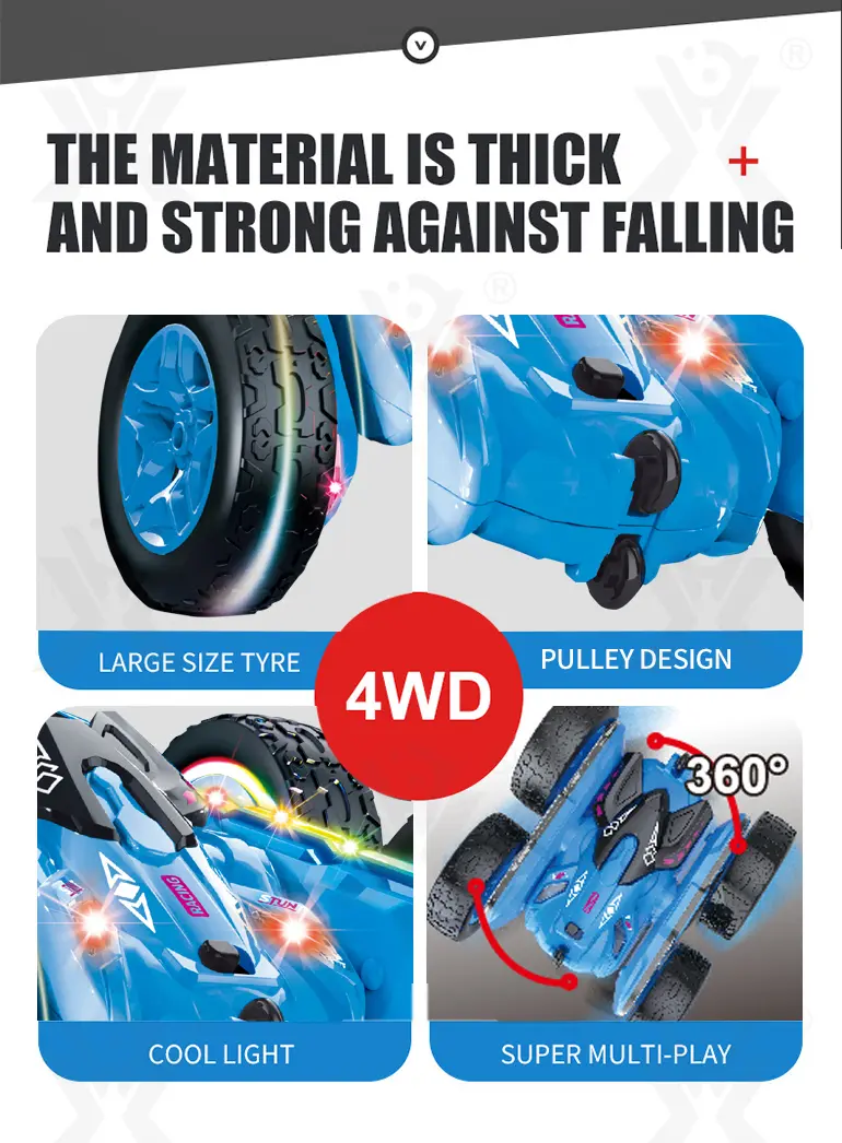 RC Double-Sided Stunt Car Toys (TB-4149252) — illustrated product details, panel 6