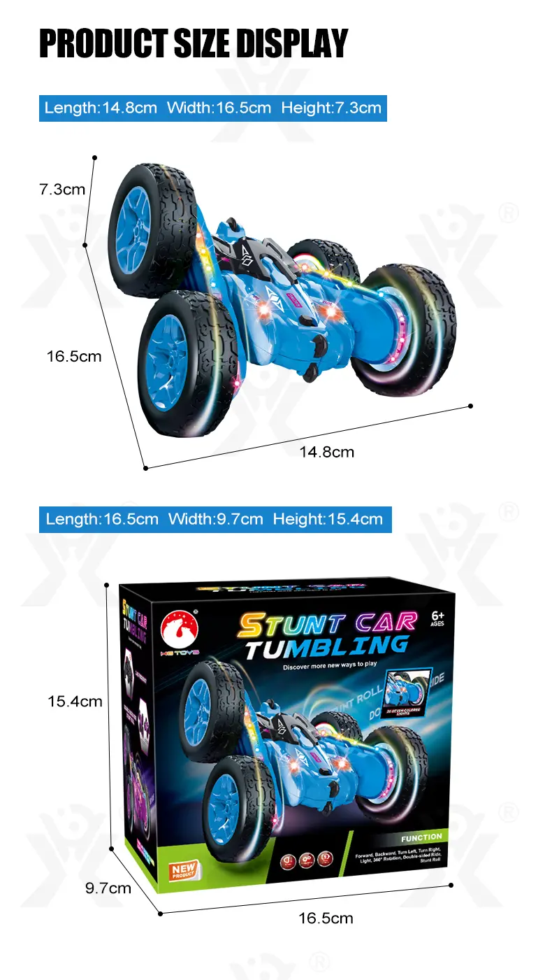 RC Double-Sided Stunt Car Toys (TB-4149252) — illustrated product details, panel 8