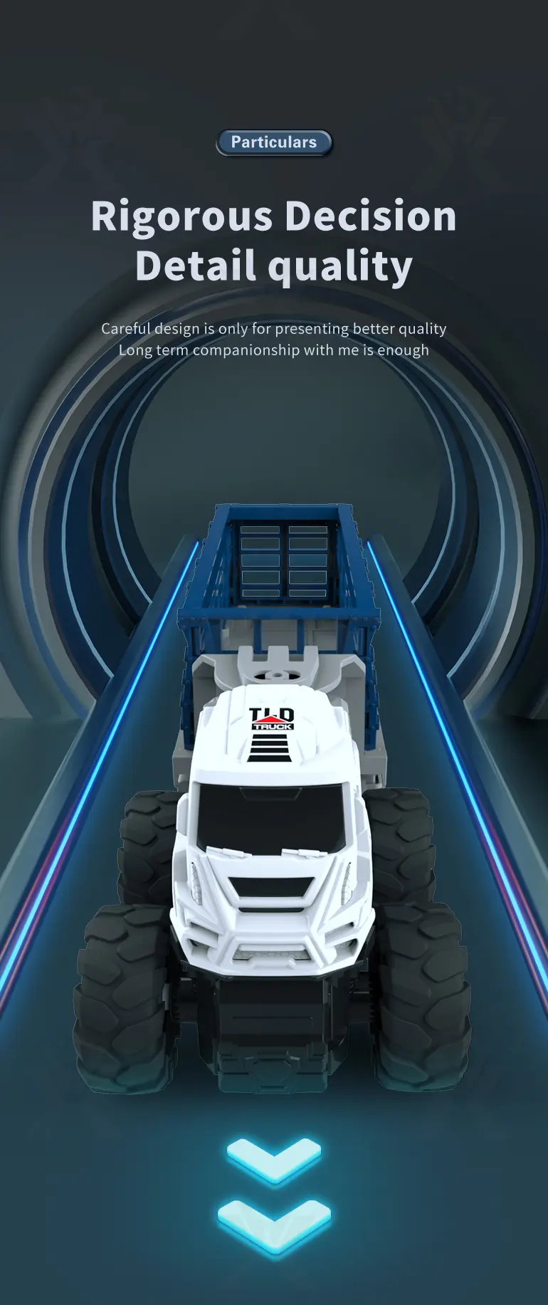 Engineering Truck Toy, Push-and-Go -Educational Children’s Toys Supply (TB-4112574) — illustrated product details, panel 11