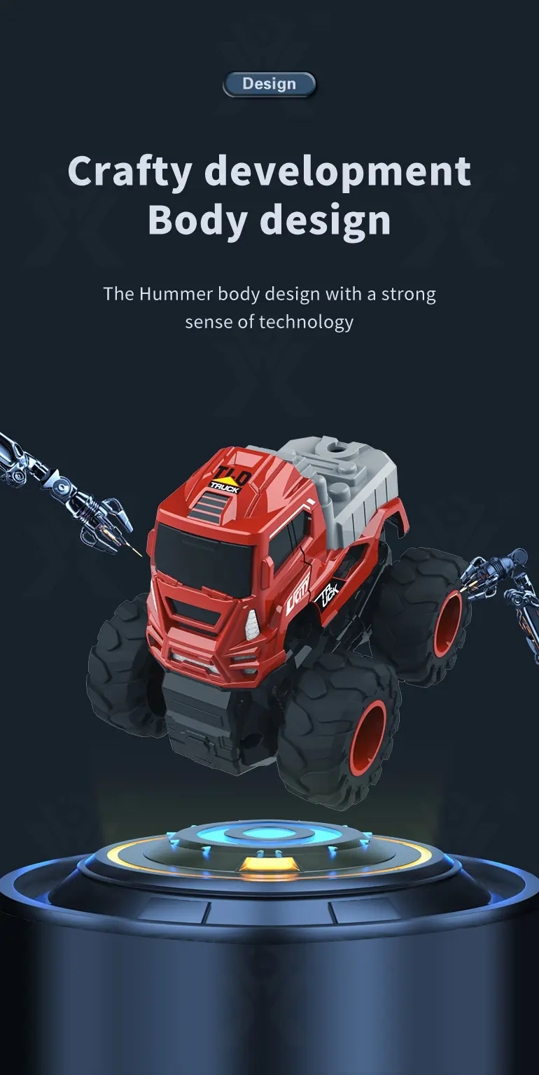 Engineering Truck Toy, Push-and-Go -Educational Children’s Toys Supply (TB-4112574) — illustrated product details, panel 9