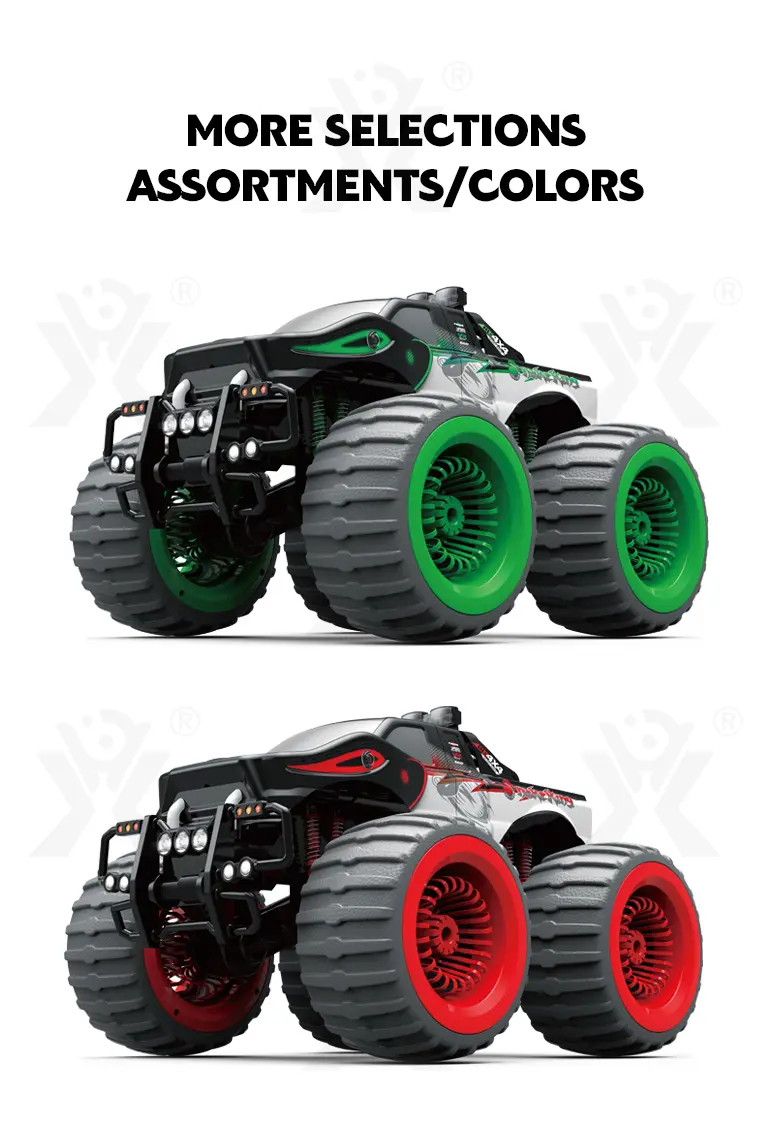 Big Foot RC Car Toy with Dual Motors (TB-4149253) — illustrated product details, panel 9