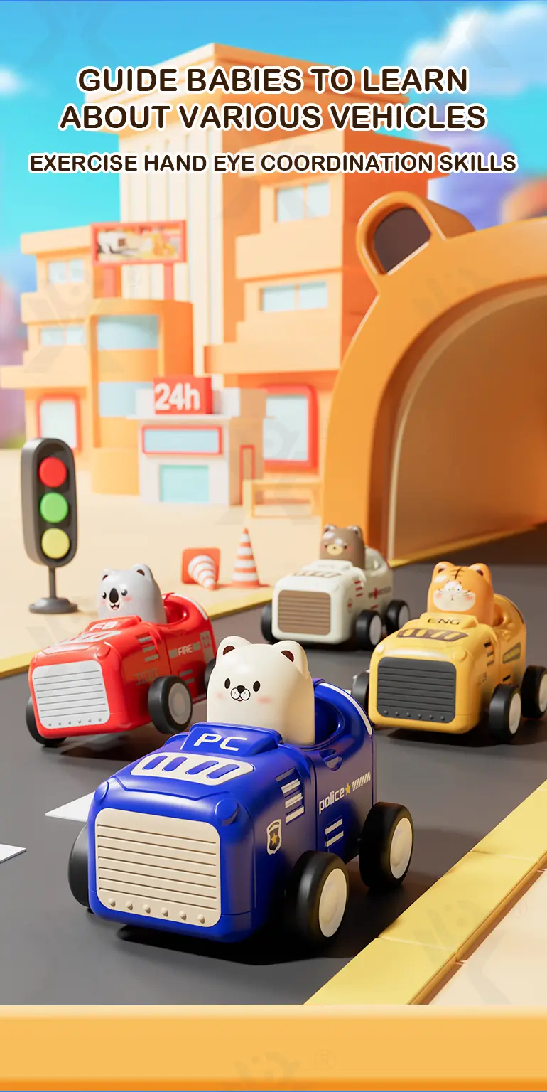 Animal Inertia Car, Toddler Car Toys Supply (TB-4388896) — illustrated product details, panel 4