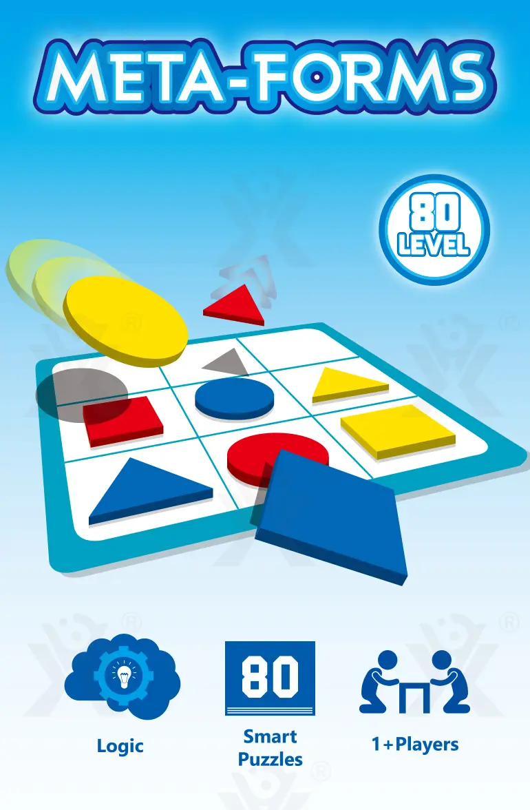 Meta-Forms Toys for Kids, Logic Puzzle Toy (TB-1293009) — illustrated product details, panel 1