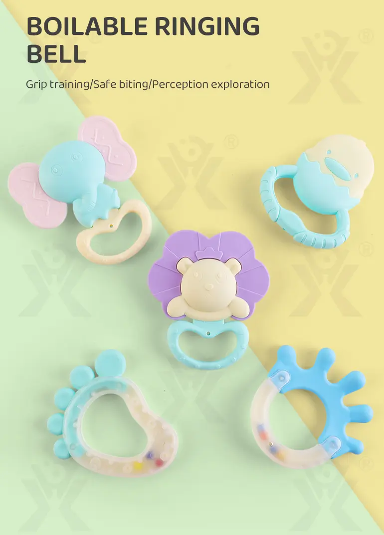 Baby Rattle Teething Toys For 0-6 Months Old (TB-4003971) — illustrated product details, panel 1