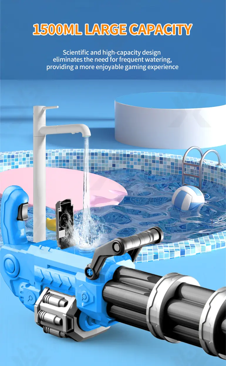 Electric Gatling Water Gun (TB-4226889) — illustrated product details, panel 5
