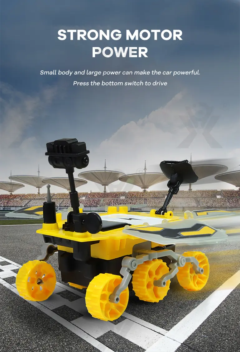 DIY Solar-Powered Rover Kit, Dual Modes (TB-2329765) — illustrated product details, panel 4