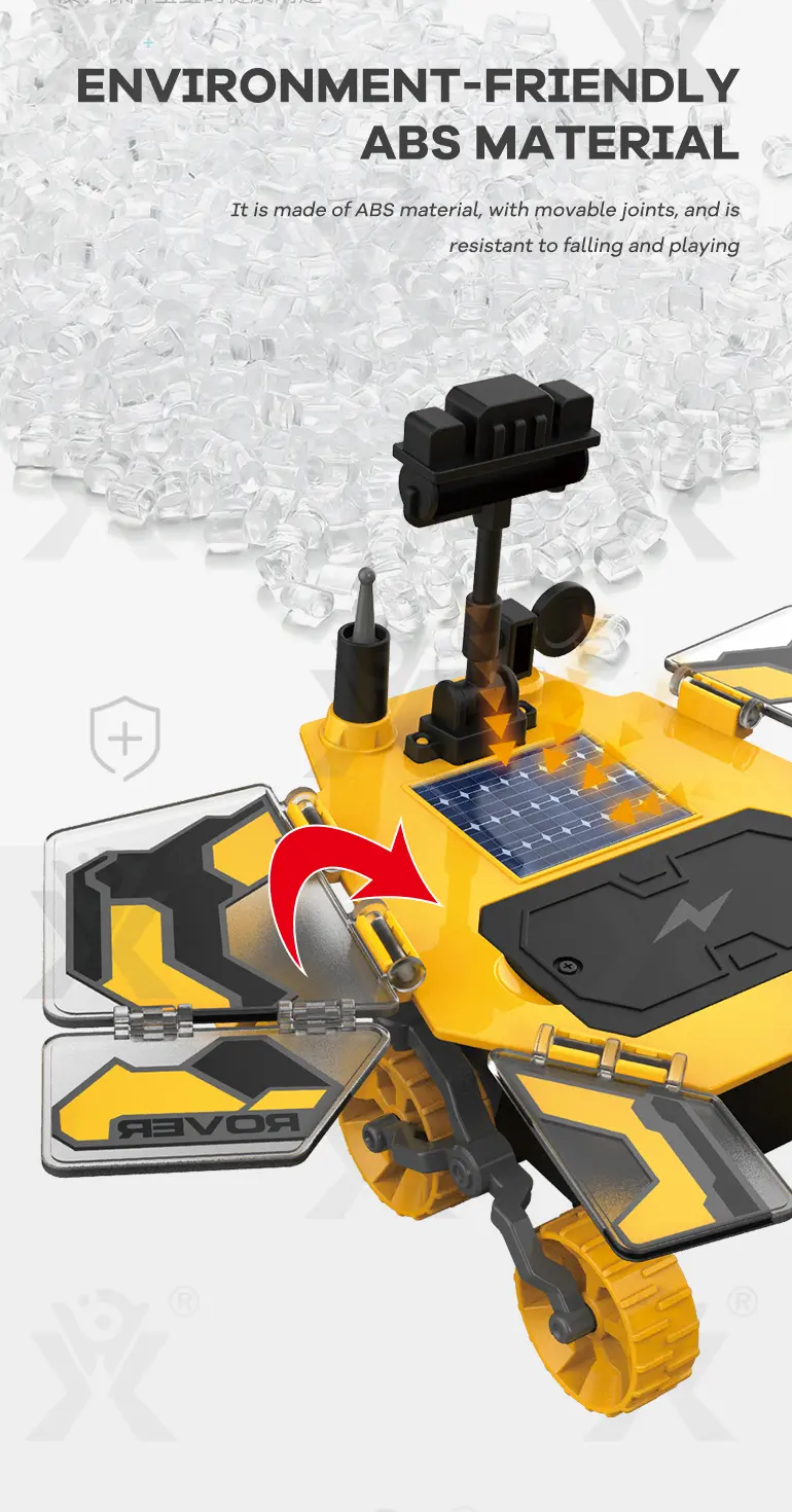 DIY Solar-Powered Rover Kit, Dual Modes (TB-2329765) — illustrated product details, panel 9
