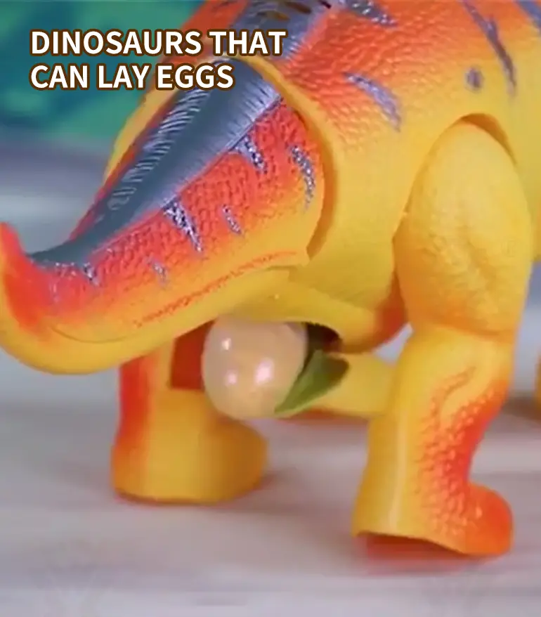 Electric Two-Head Dinosaur Toy, Brachiosaurus (TB-0991016) — illustrated product details, panel 2