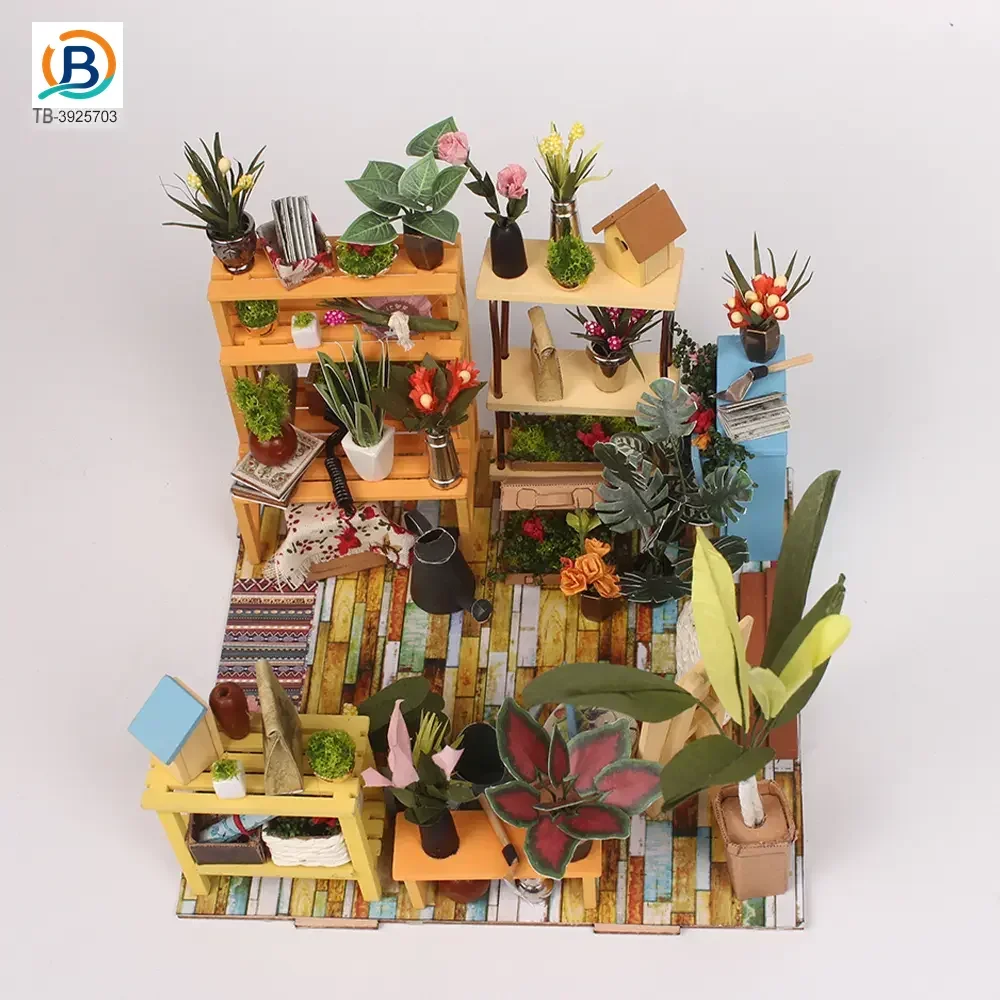 DIY Miniature Set, Flower House Miniature (TB-3925703) — product photograph 3
