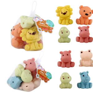 Wholesale Wheat Straw Rubber Animal Set – Bulk Baby Toy Distributors