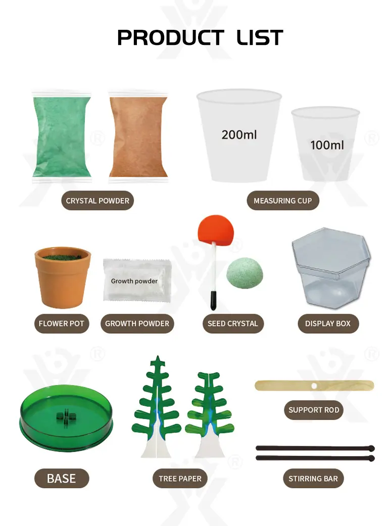 Mini Magic Christmas Tree, Crystal Experiment Kit Toy (TB-4399727) — illustrated product details, panel 10