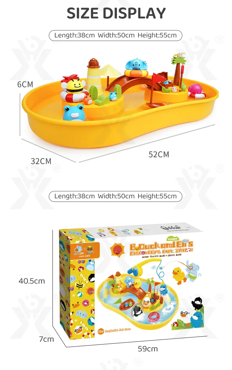 DIY Scene Fishing Toy, Beach Fishing (TB-4080424) — illustrated product details, panel 12