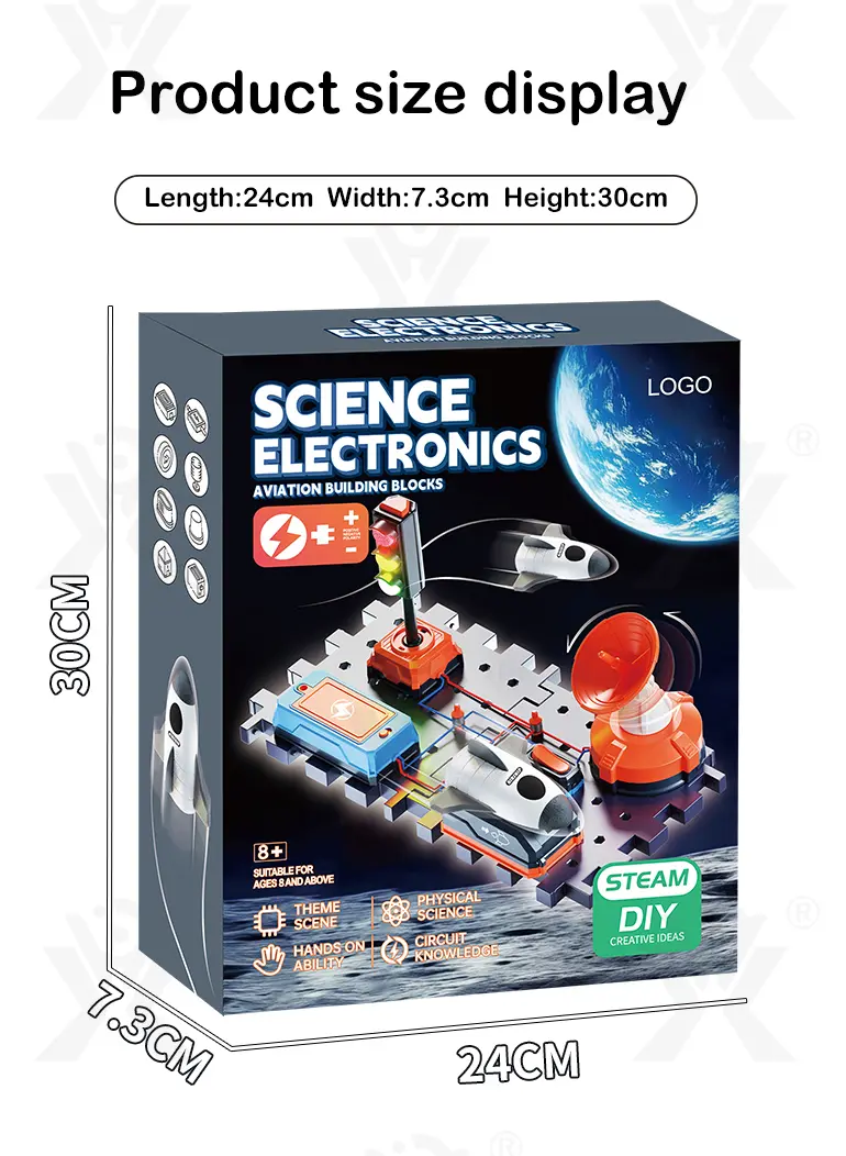 DIY Circuit Building Block Toy (TB-4454170) — illustrated product details, panel 11