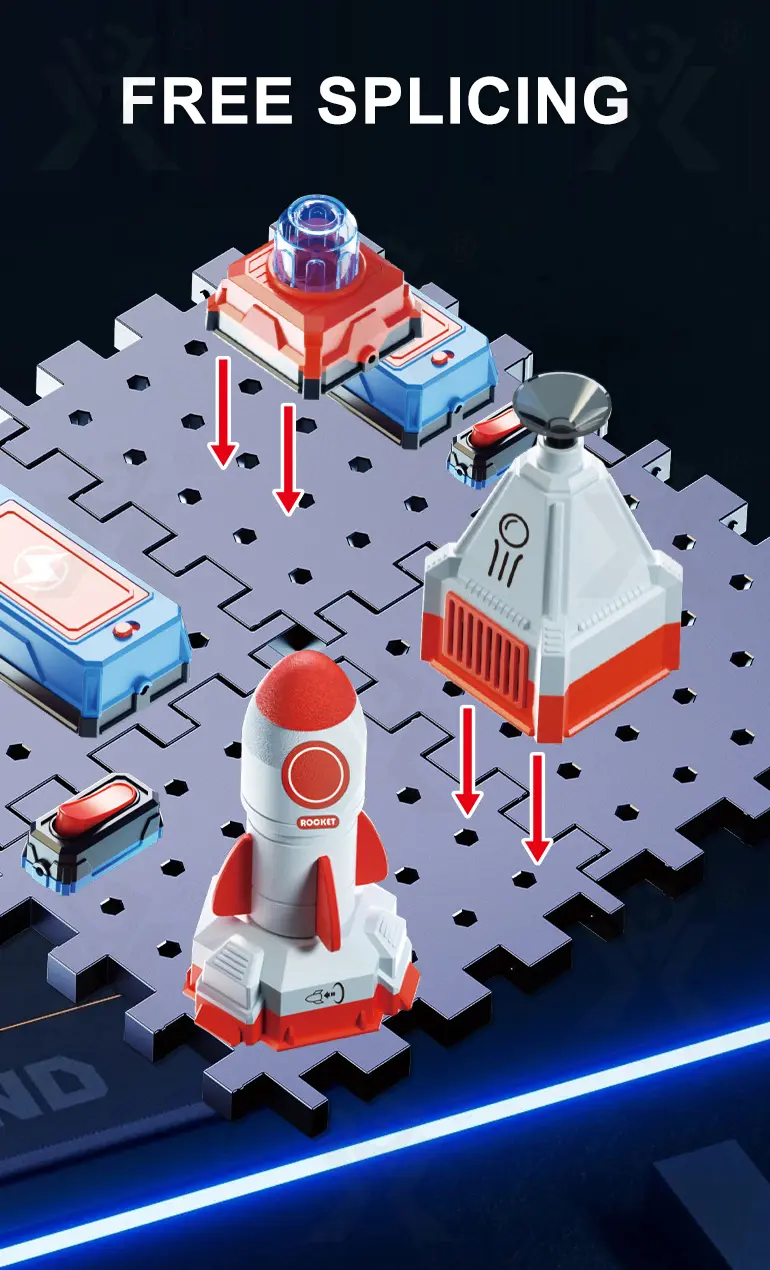 DIY Circuit Building Block Toy (TB-4454170) — illustrated product details, panel 4