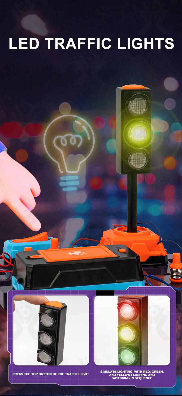 DIY Circuit Building Block Toy (TB-4454170) — illustrated product details, panel 6