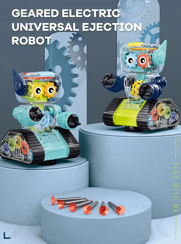 Transparent Gear Robots for Kids (TB-3995652) — illustrated product details, panel 1