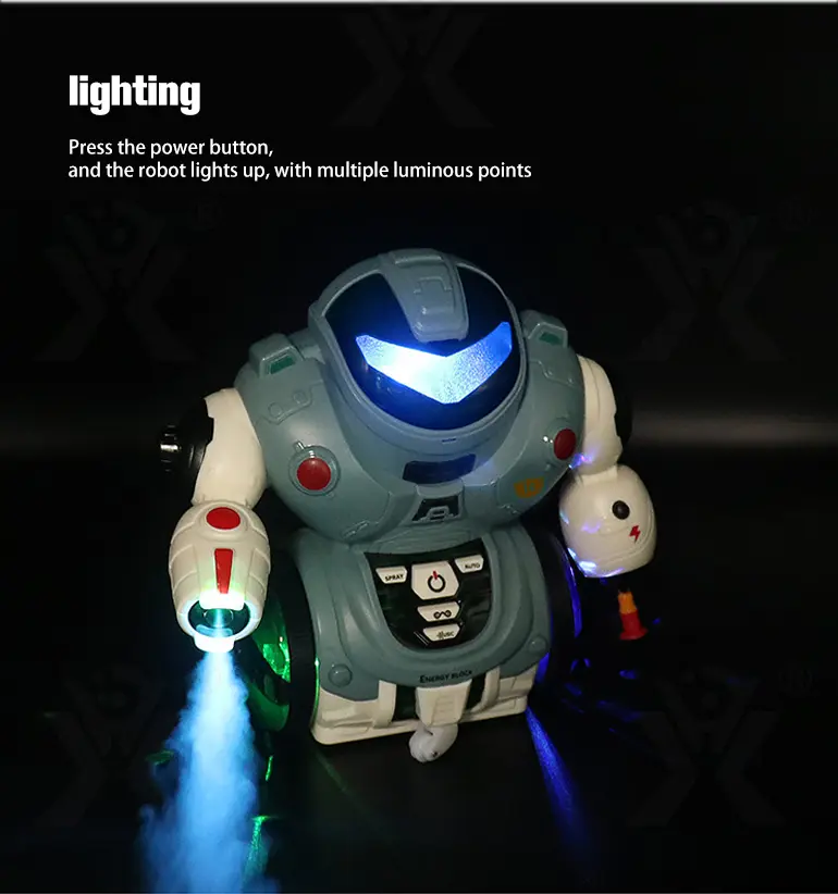 Electric Spray Robot Toys, Kid Robot Toys (TB-2258755) — illustrated product details, panel 7