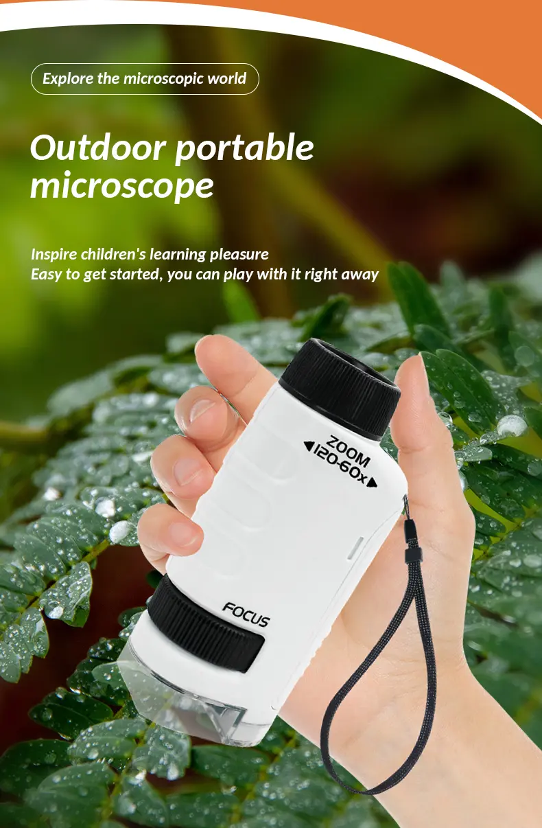 Portable Microscope Toy For Kids (TB-4241885) — illustrated product details, panel 2