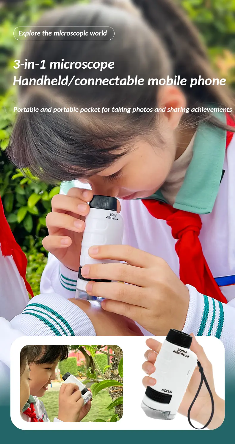 Portable Microscope Toy For Kids (TB-4241885) — illustrated product details, panel 6